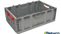 Bac plastique pliable